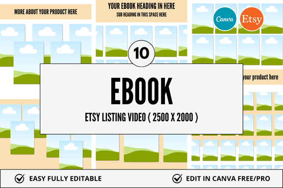 10 Ebook Etsy Video Mockup: Elevate Your Digital Product Presentations