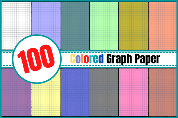 100 Sheets of Colored Graph Paper: A Designer's Grid Toolkit