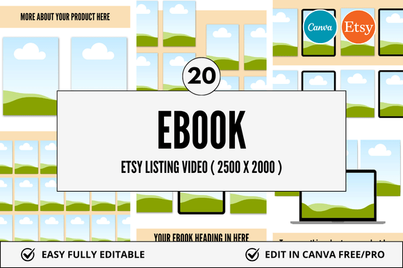 20 Ebook Etsy Video Mockup: Elevate Your Digital Listings