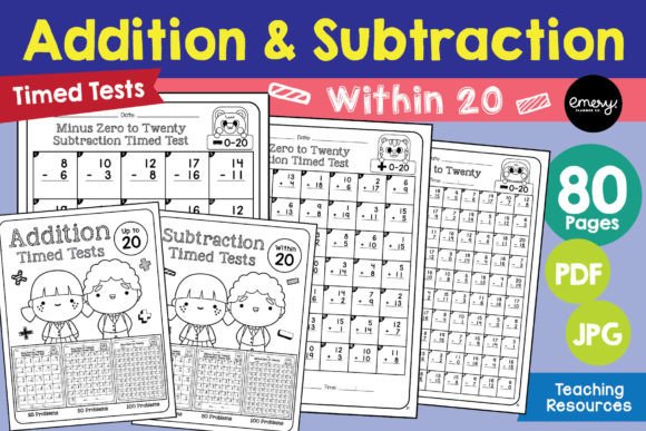 Addition & Subtraction Timed Tests | Wit for Design Clarity
