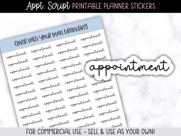 Appointment Script Planner Stickers: Streamlining Visual Communication