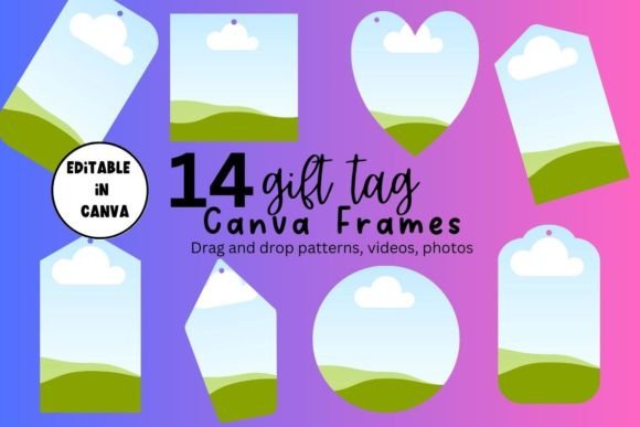 Create Custom Tags with Canva Frame Templates