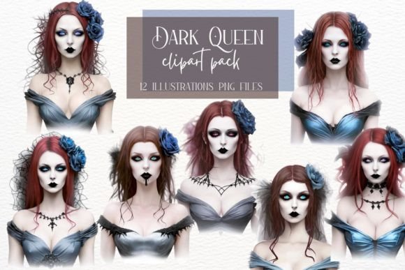 Dark Queen Clipart: Elevating Your Vampire Princess Designs