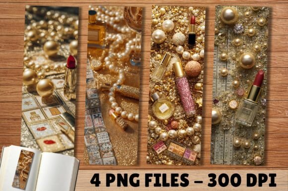 Elevate Your Reading Experience with Luxury Golden Pearl Journal Bookmarks