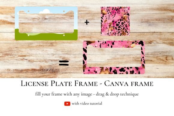 License Plate Frame - Canva Frame: A Designer's Guide to Customization