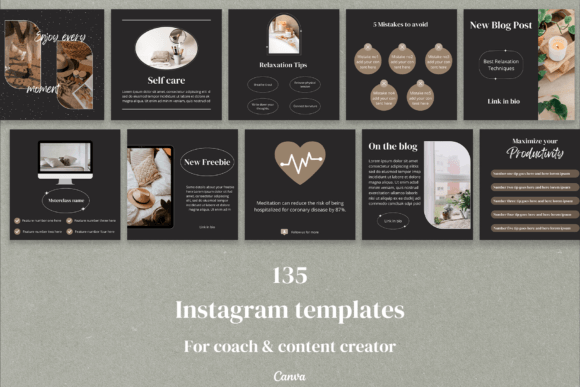 Master Your Instagram Aesthetic with Canva Templates