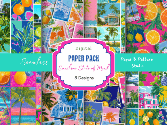 Sunshine State of Mind Paper Pack: A Burst of Coastal Energy