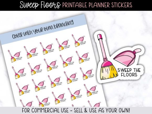 Sweep Floors Planner Stickers: Streamline Your Design Workflow