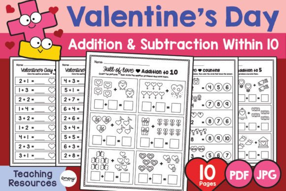 Valentine's Day Math Worksheets: A Design Asset for Education