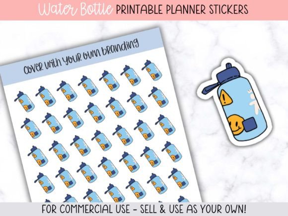 Water Bottle Planner Stickers: Streamlining Your Design Workflow